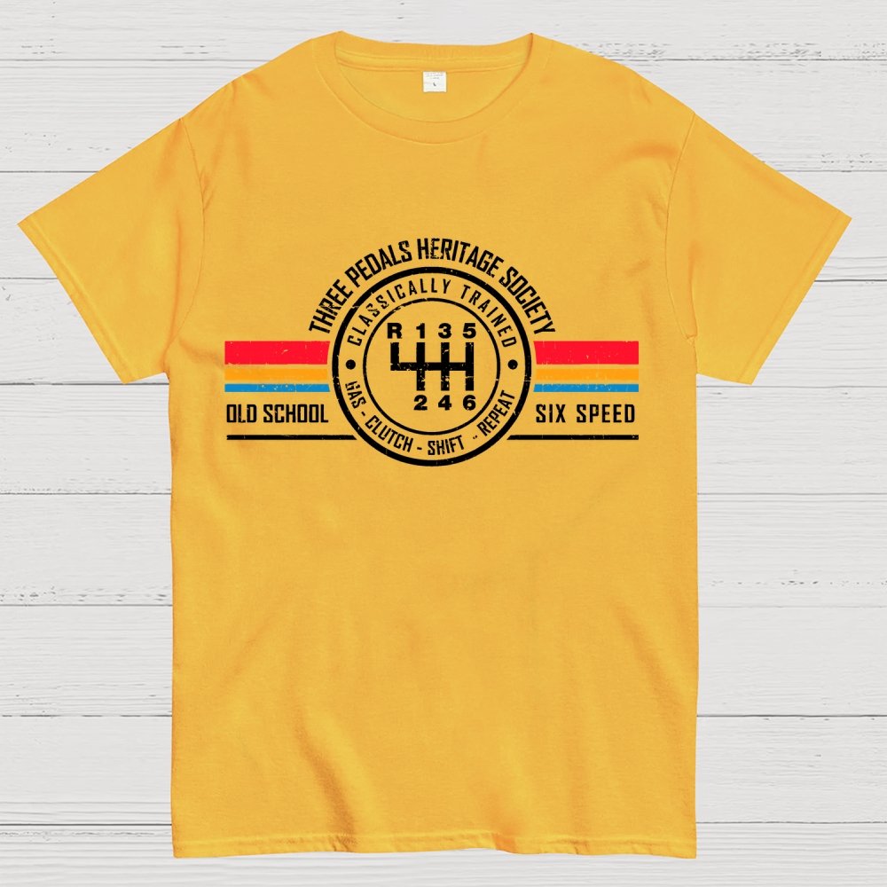 Three Pedals Heritage Society Geek T-Shirt