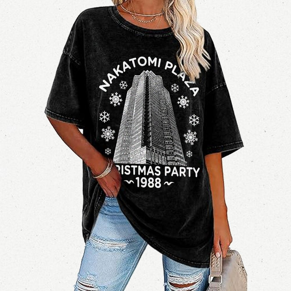 Holiday Christmas Party Vintage Distressed T-shirt