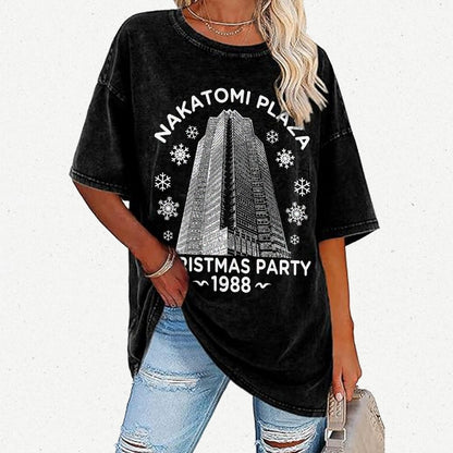 Holiday Christmas Party Vintage Distressed T-shirt