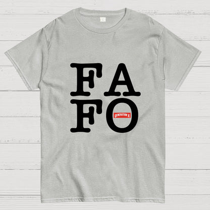 Generation X Gen X-er FAFO Geeky T-Shirt