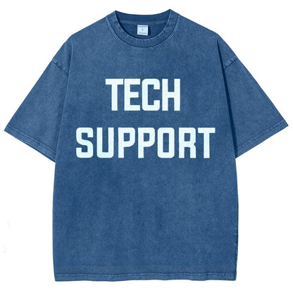 Tech Support Vintage Distressed T-shirt