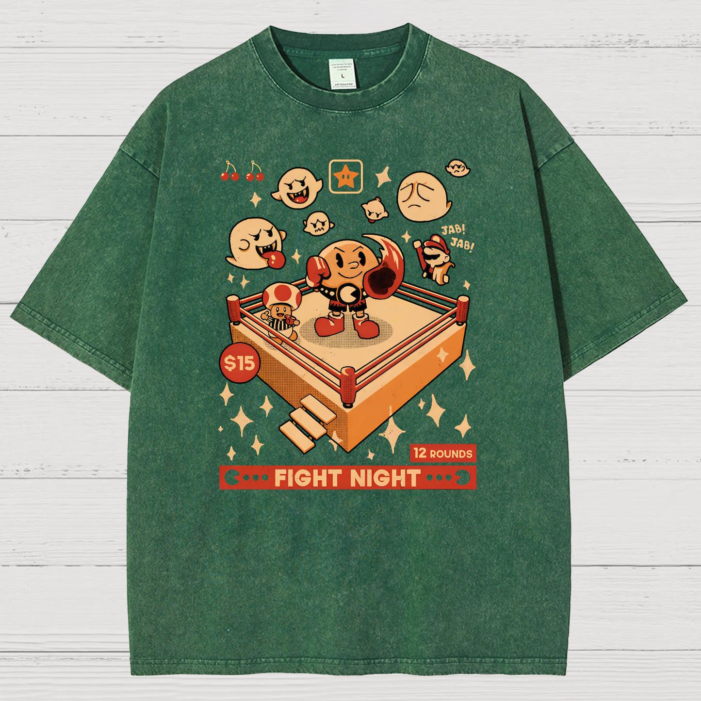 Retro Arcade Showdown Vintage Distressed T-shirt
