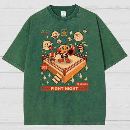 Retro Arcade Showdown Vintage Distressed T-shirt