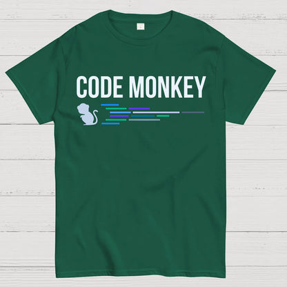 Developer Code Monkey Geek T-Shirt