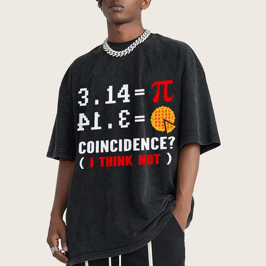 3.14 = pi coincidence (i think not) Vintage Distressed T-shirt