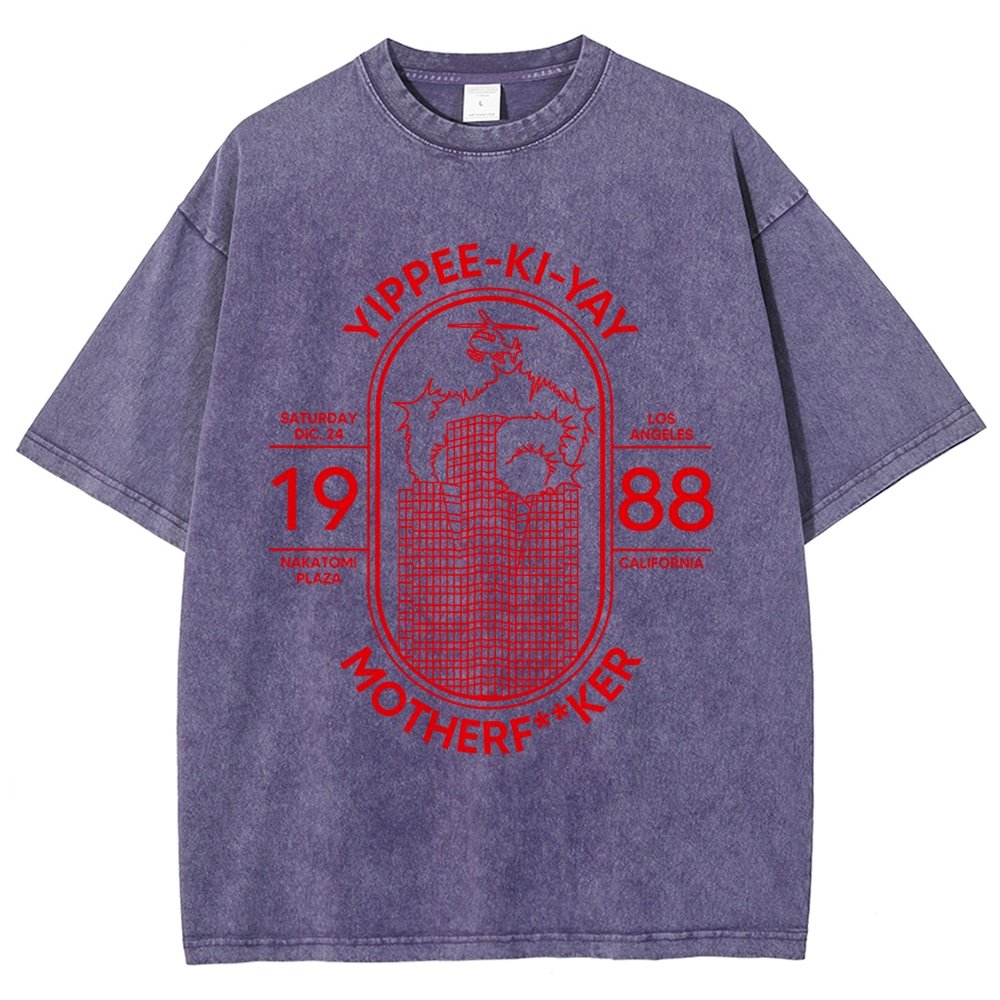Yippie-ki-yay Vintage Distressed T-shirt