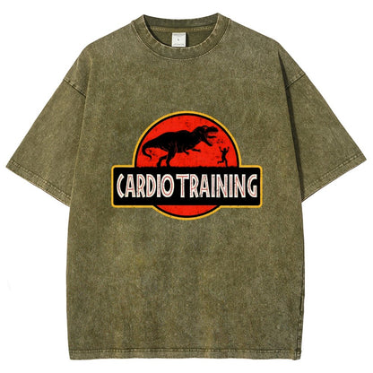 Cardio Training Vintage Distressed T-shirt