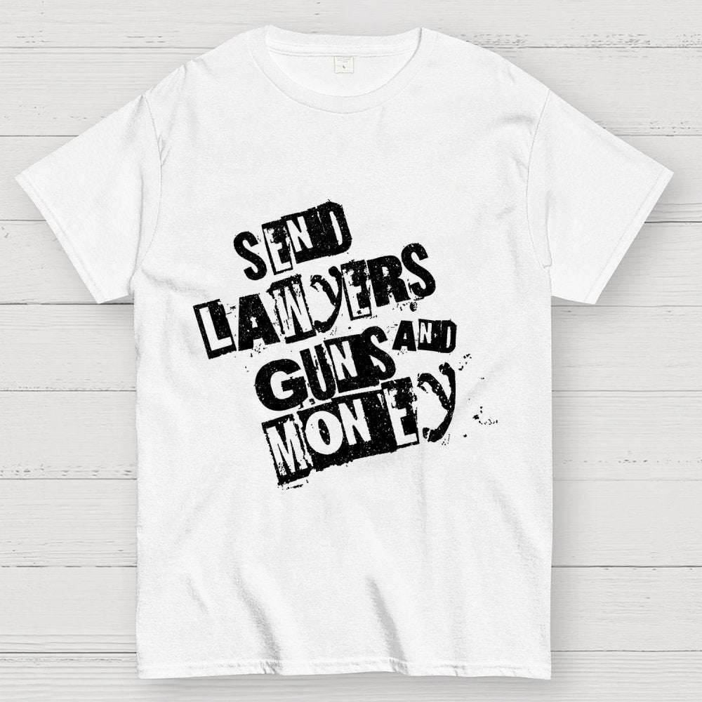 Send Lawyers Guns and Money Geek T-Shirt