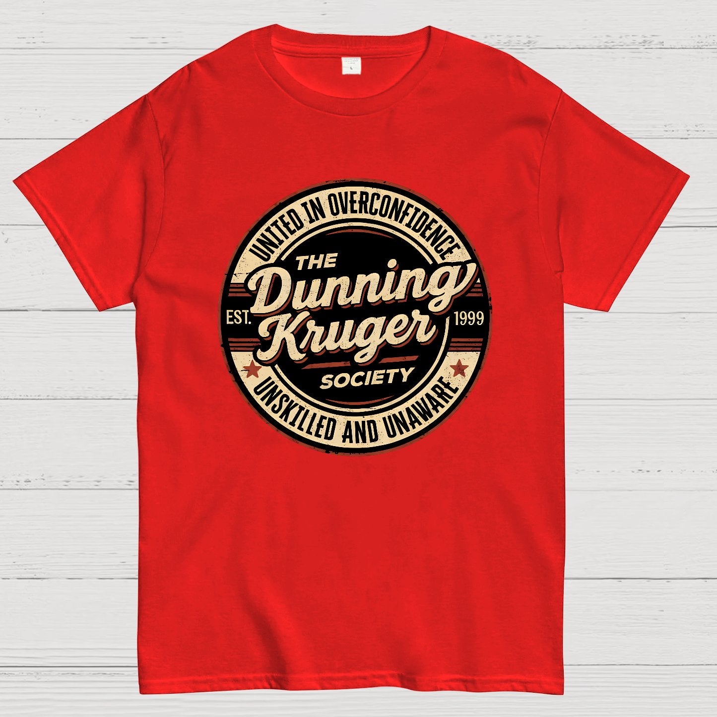 Dunning Kruger Geek T-Shirt