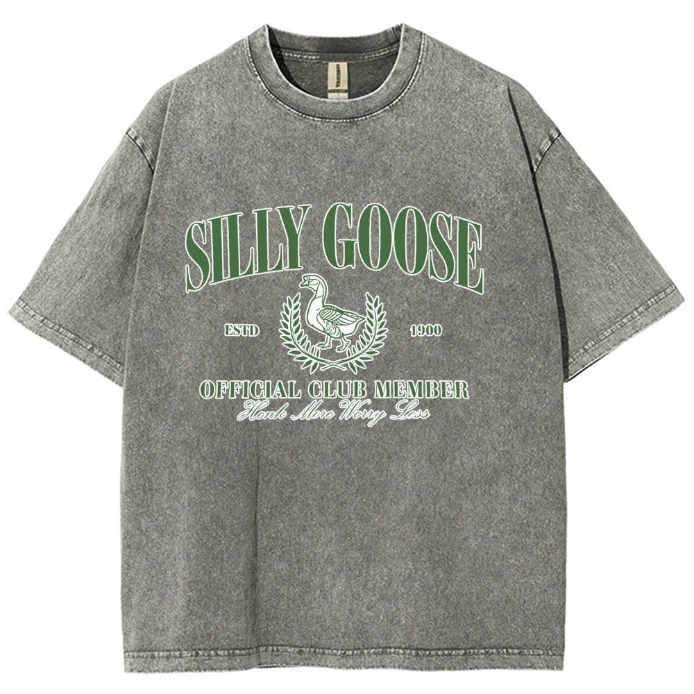 Silly Goose Official Club Vintage Distressed T-shirt