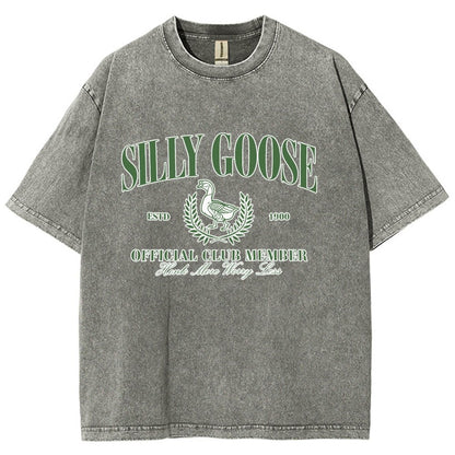 Silly Goose Official Club Vintage Distressed T-shirt