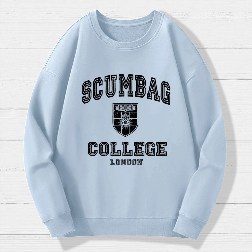 Scumbag College Geek Cotton Sweatshirt 2511001404