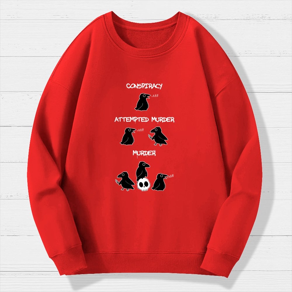 From Conspiracy To Murder Geek Cotton Sweatshirt