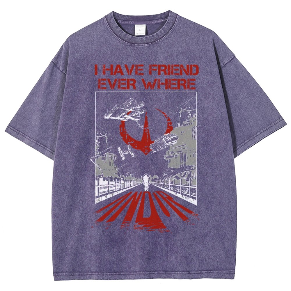 I Have Friends Every where Vintage Distressed T-shirt