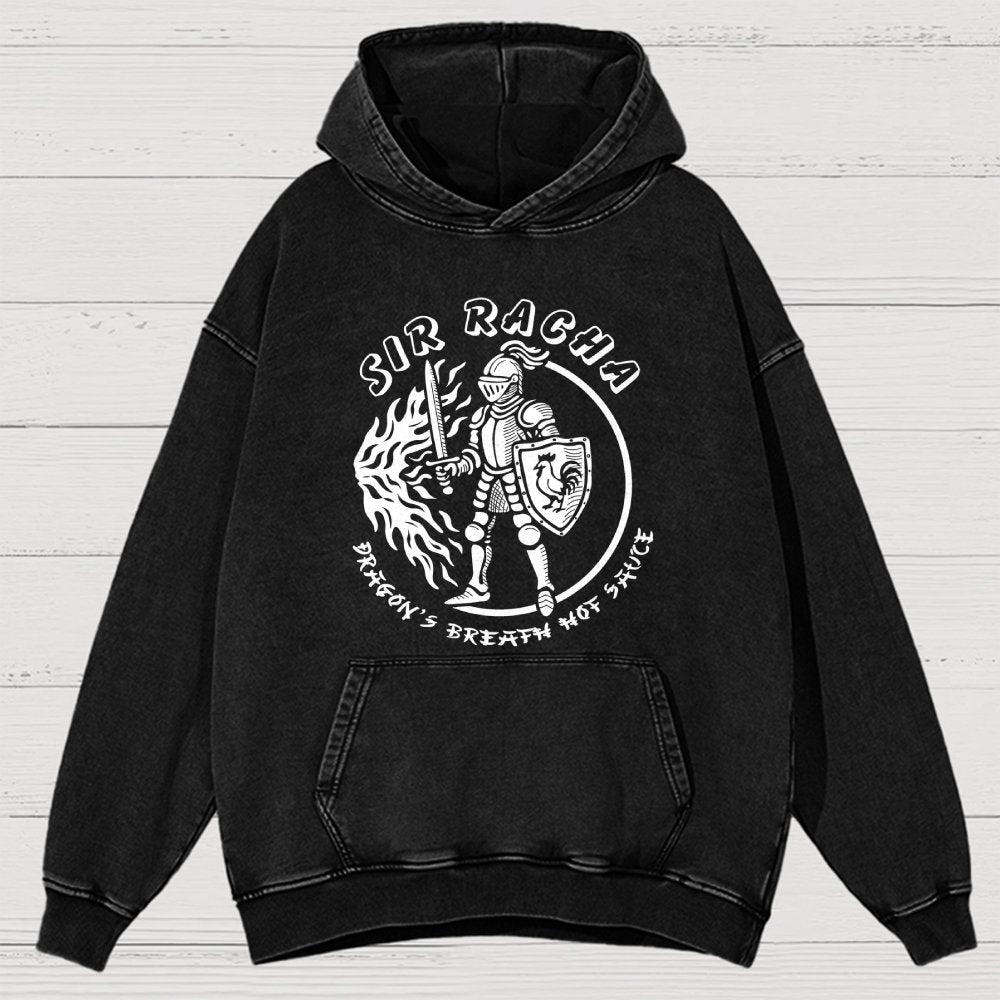 Sir Racha Dragon’s Breath Hot Sauce Vintage Distressed Hoodie