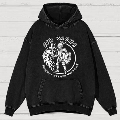 Sir Racha Dragon’s Breath Hot Sauce Vintage Distressed Hoodie