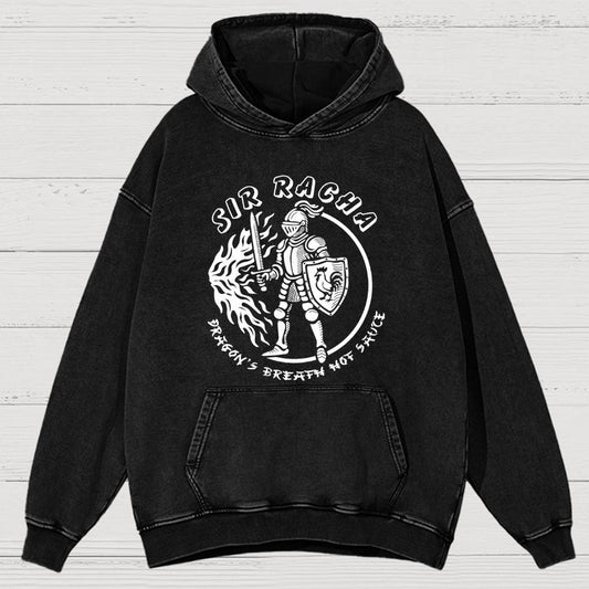 Sir Racha Dragon’s Breath Hot Sauce Vintage Distressed Hoodie