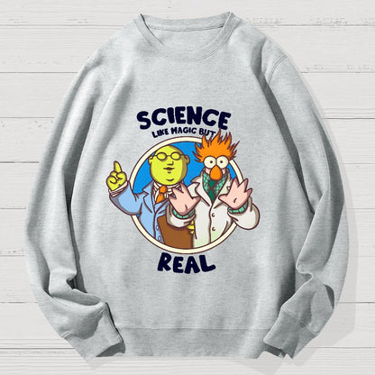 Science Like Magic Geek Cotton Sweatshirt