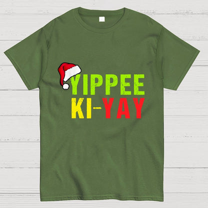 Yippee-Ki-Yay Funny Christmas Geek T-Shirt