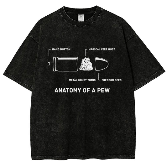 Anatomy Of A Pew2 Vintage Distressed T-shirt