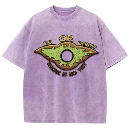Do or Donut There is no try Vintage Distressed T-shirt