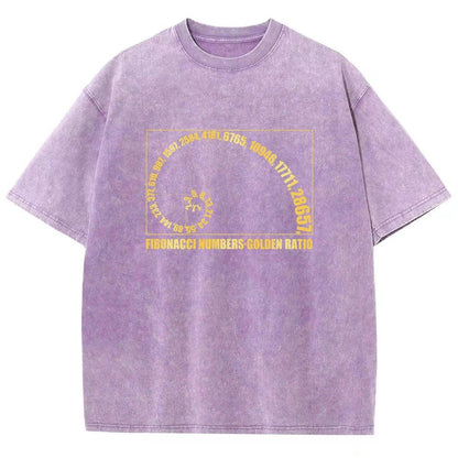 Fibonacci Numbers, Golden Ratio Vintage Distressed T-shirt