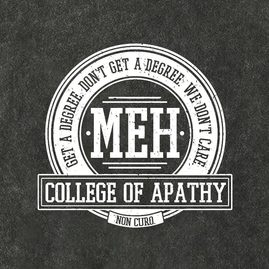 College of Apathy Cotton Hat