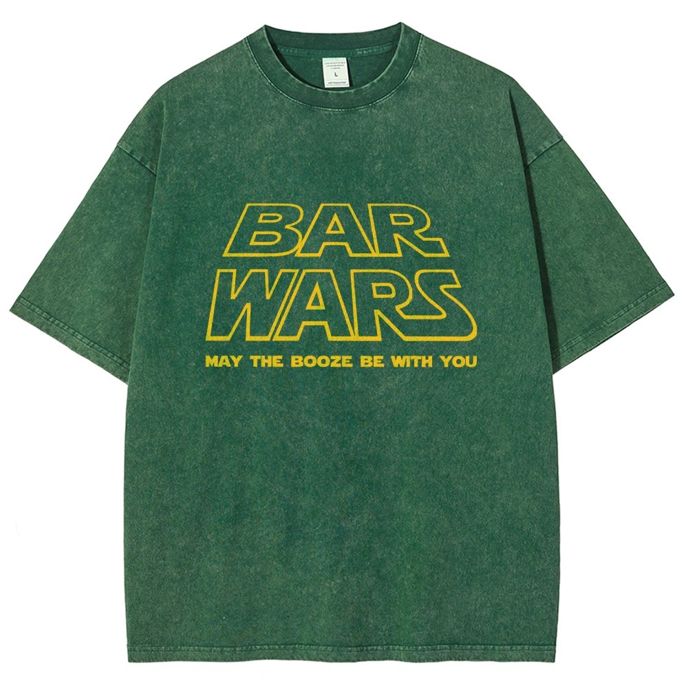May The Booze Be With You Vintage Distressed T-shirt