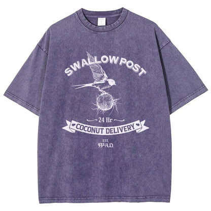 Swallow Post Vintage Distressed T-shirt
