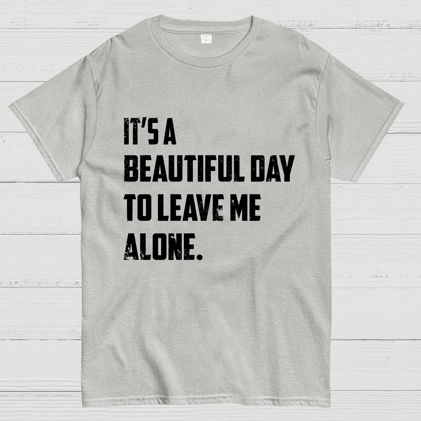 It's A Beautiful Day To Leave Me Alone Geek T-Shirt