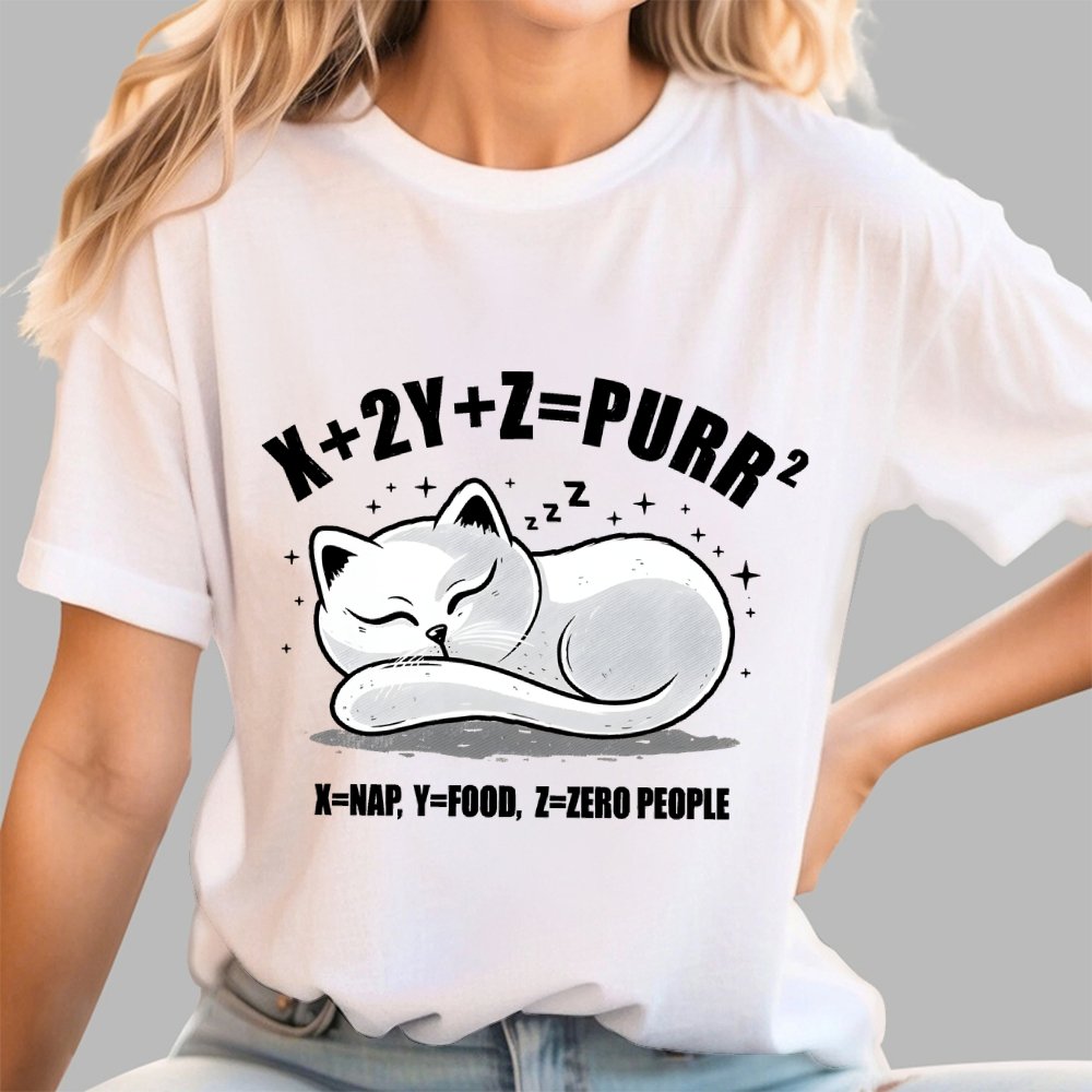 Purrfect Equation Geek T-Shirt