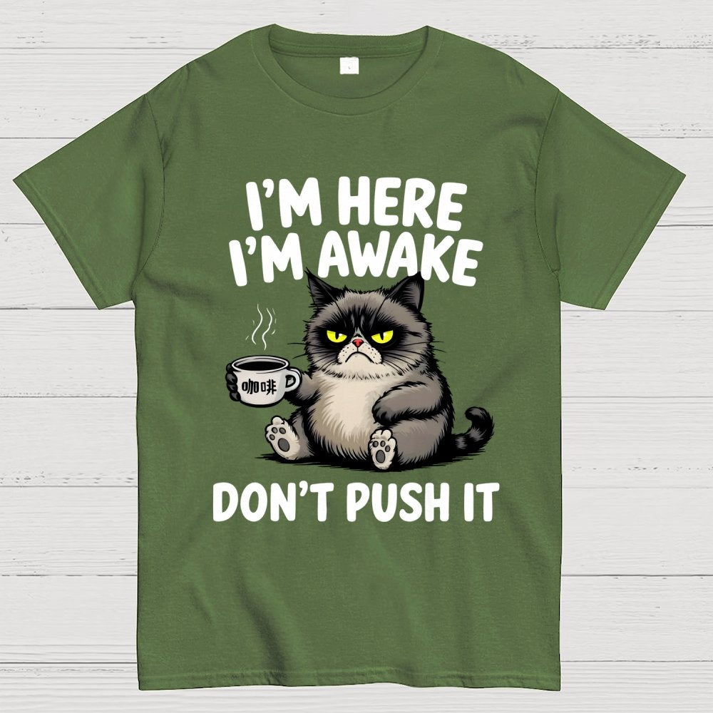 Tired Cat Geek T-Shirt