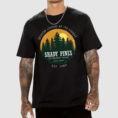Shady Pines Retirement Home Unisex Geek T-Shirt
