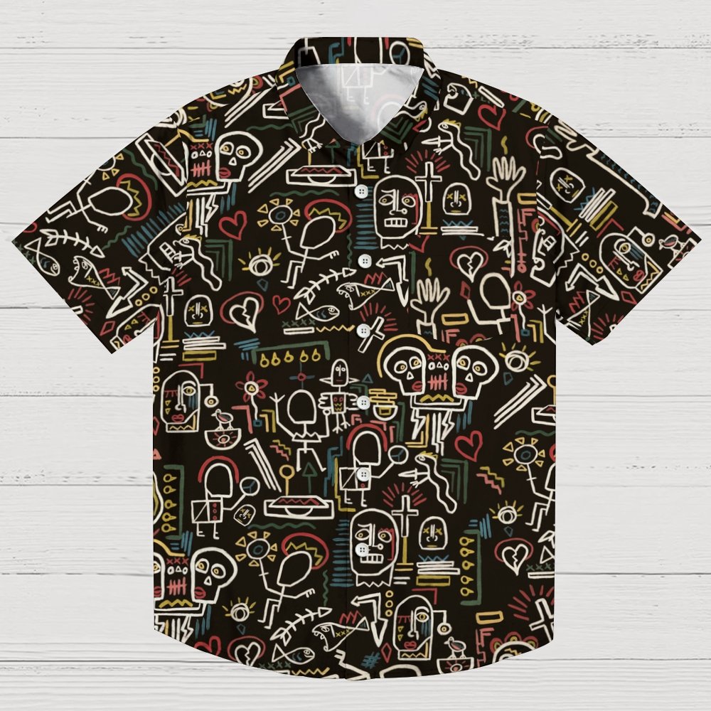 Vintage Graffiti Geeky Shirt