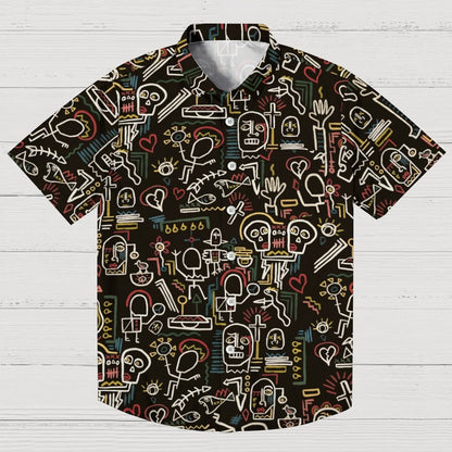 Vintage Graffiti Geeky Shirt