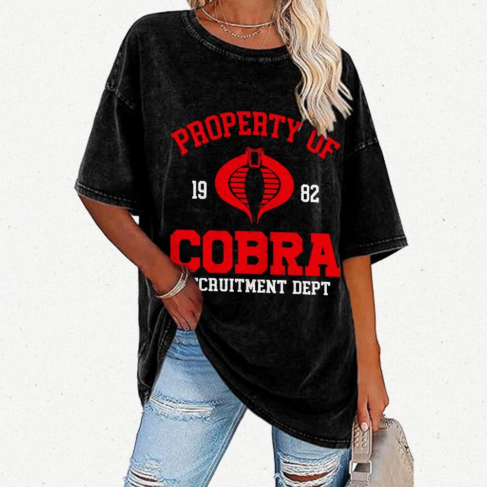 Property of Cobra Vintage Distressed T-shirt