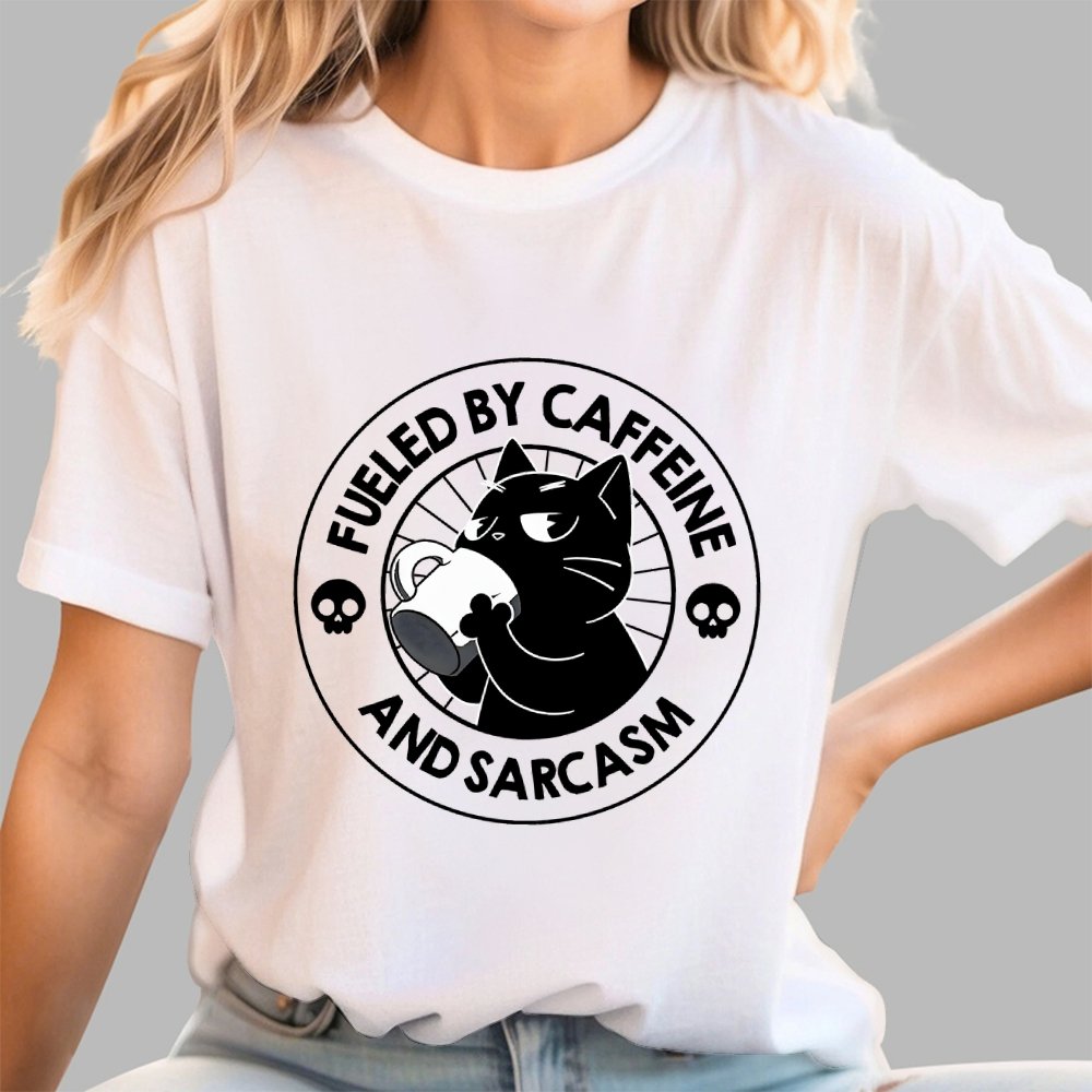 Fueled By Caffeine Geek T-Shirt