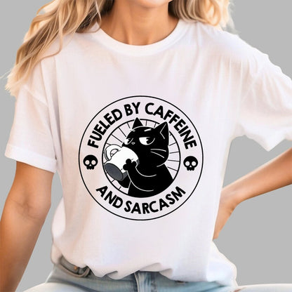 Fueled By Caffeine Geek T-Shirt