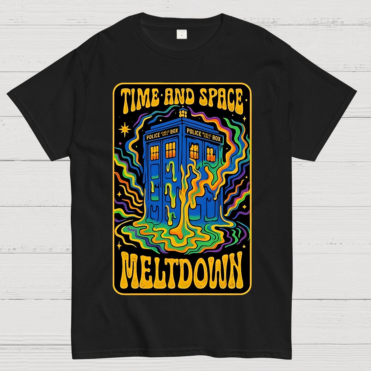 Time And Space Meltdown Geek T-Shirt