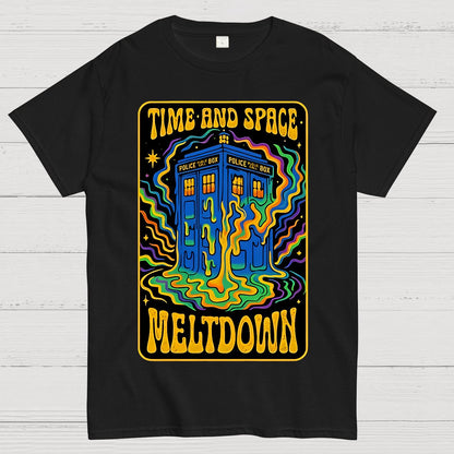 Time And Space Meltdown Geek T-Shirt