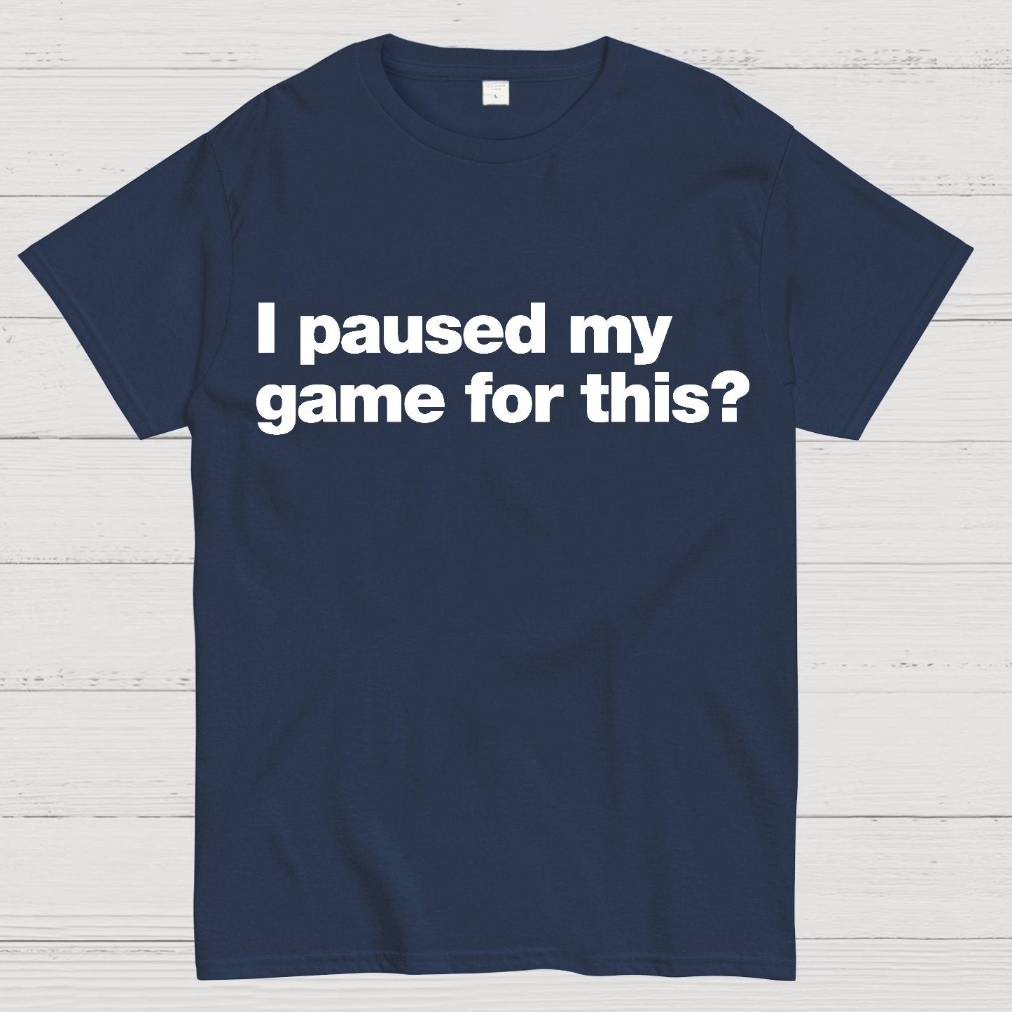 I Paused My Game For This?Geek T-Shirt