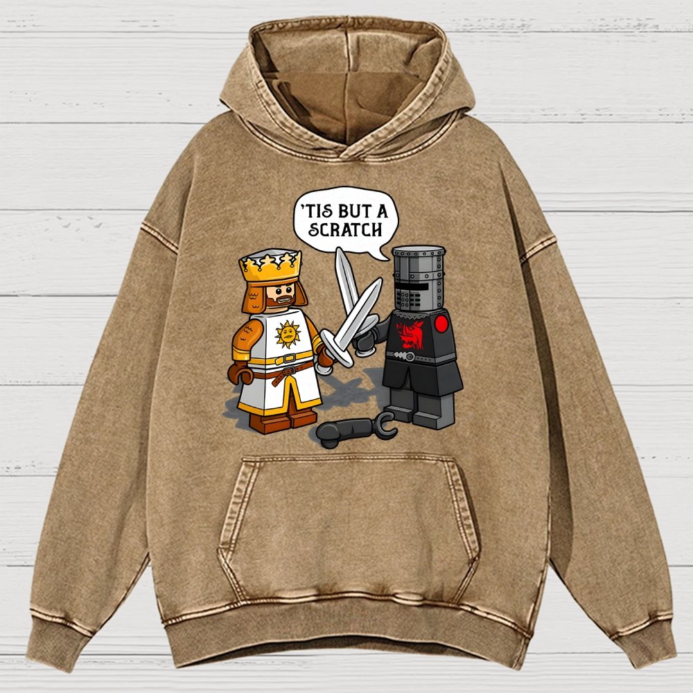 King Vs Knight Vintage Distressed Hoodie