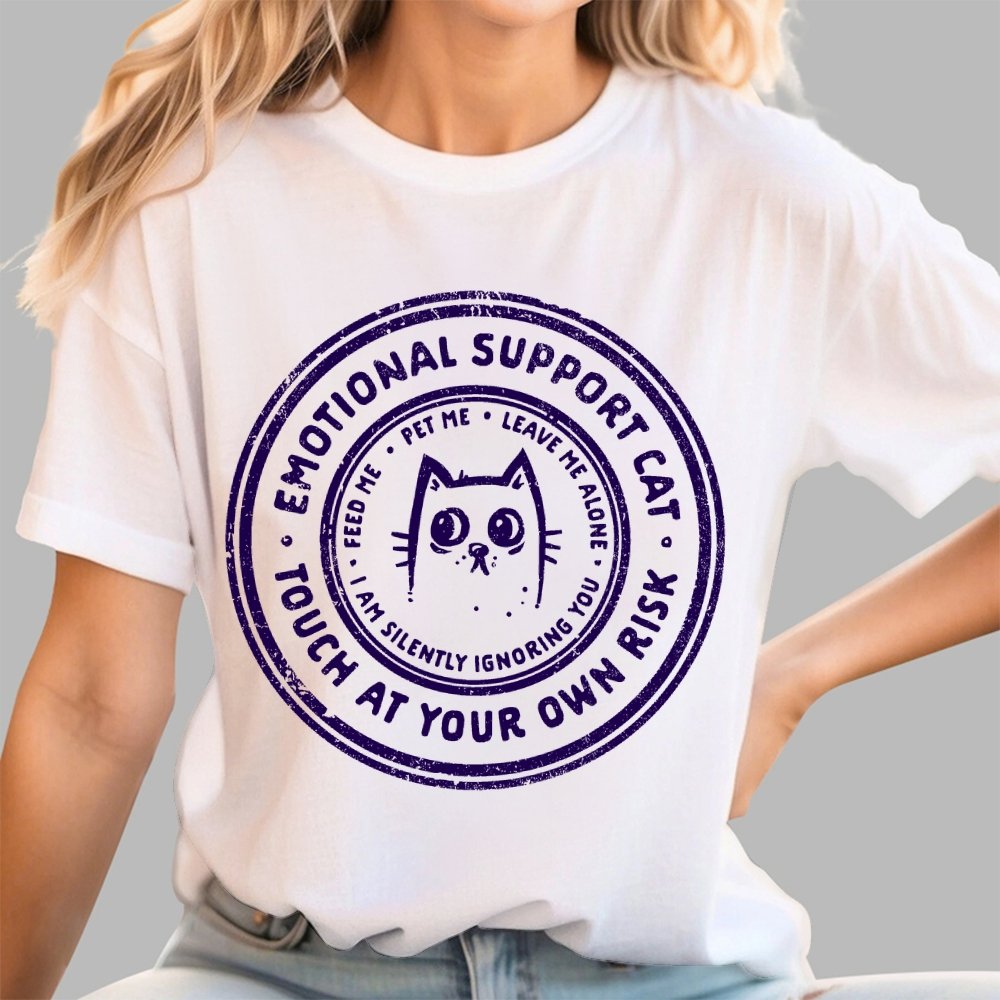 Emotional Support Cat Geek T-Shirt
