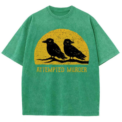 Attempted Murder Vintage Distressed T-shirt