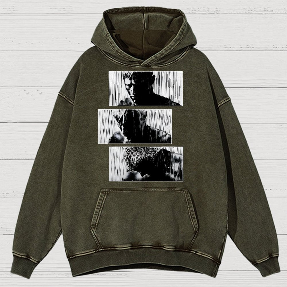 Tears In Rain Vintage Distressed Hoodie