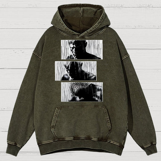 Tears In Rain Vintage Distressed Hoodie