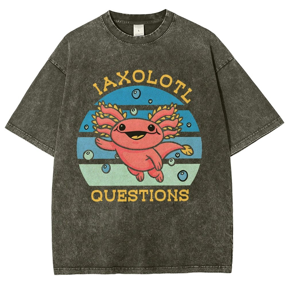 I axolotl questions Vintage Distressed T-shirt