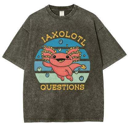 I axolotl questions Vintage Distressed T-shirt