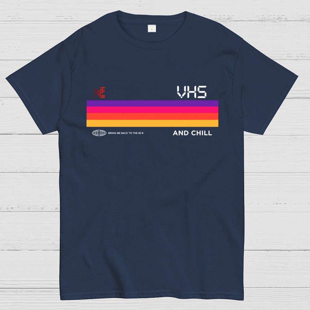 Vhs And Chill Geek T-Shirt