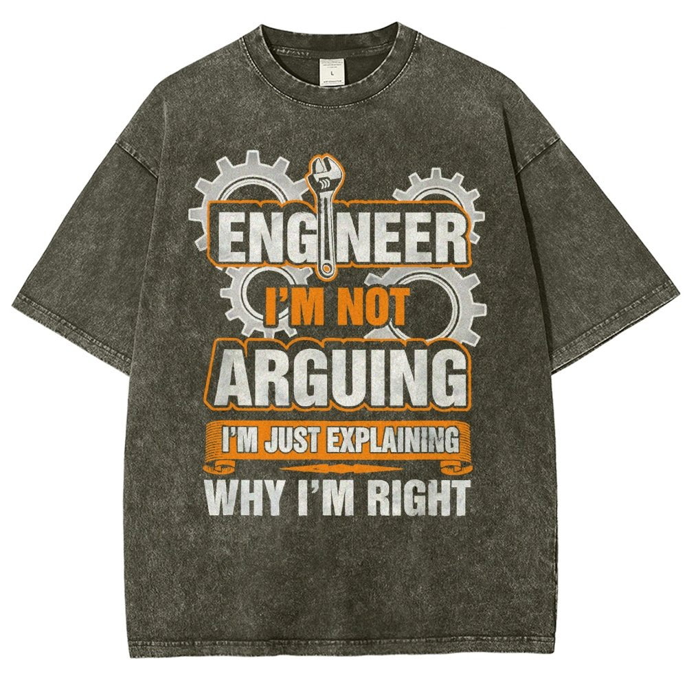 I'm Not Arguing Im Just Explaining Why I Am Right Vintage Distressed T-shirt